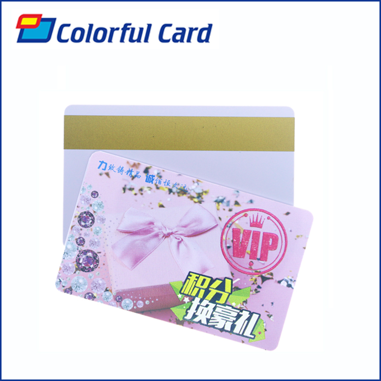 Magnetic stripe card